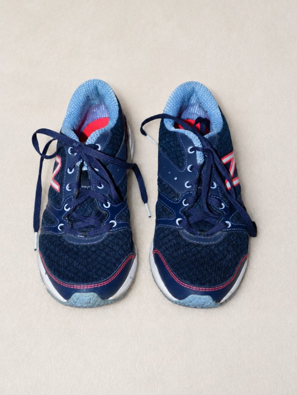 New Balance 577 Women's Running Shoes Navy Pink Athletic Sneakers Size 6.5